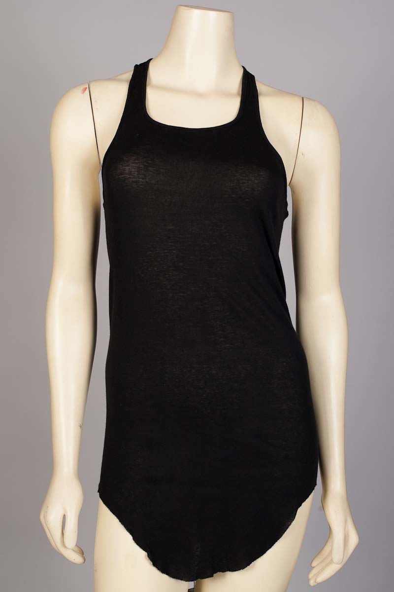 Rick Owens | Basic Black Rib Tank
