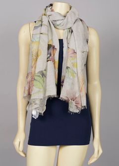 Bird Birds/Flowers Scarf 