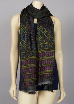 Chain Print Vintage Long Rectange Scarf