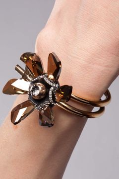 Crystal Flower Small Bracelet