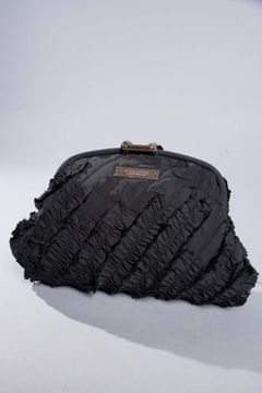 Distressed Satin Clutch