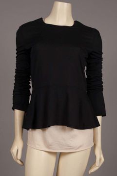 Janely Knit Peplum Top