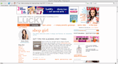 Lucky Mag Online Shop Girl Blog