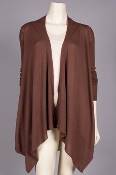 Mid Length Merino Wool Cardigan