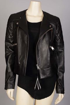 Quilted Biker Jacket
