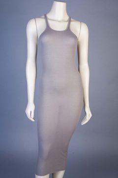 Silk Rib Jersey Tank Dress