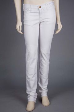 White Straight Leg Jean