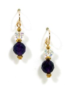 05-01-30  Amethyst Round Earrings