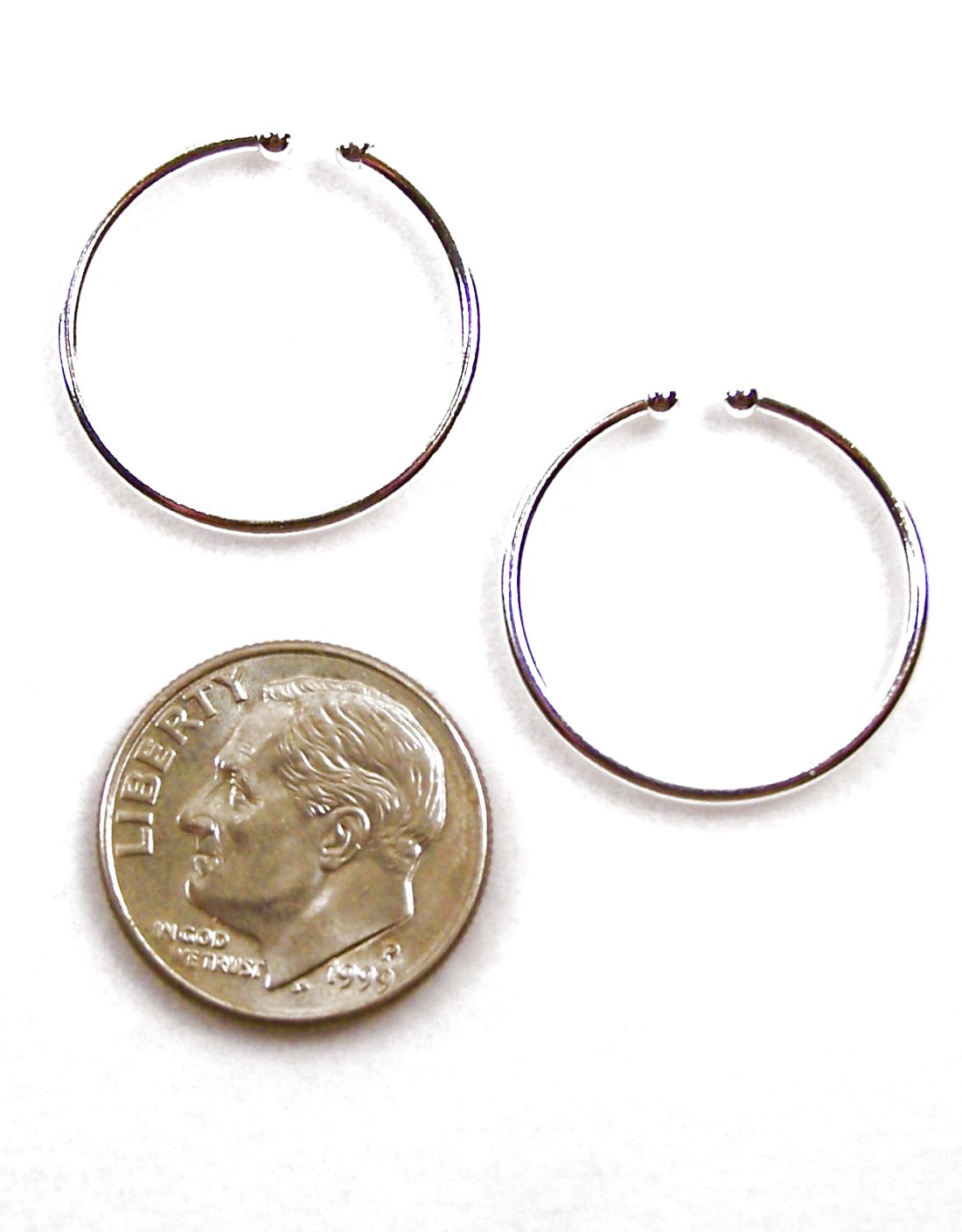 NonPierced Hoop Earrings Gold Hoop Earrings Silver Hoop Earrings