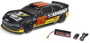 1/12 NASCAR RC Race Car Ryan Blaney No. 12 2025 Advance Auto Ford Mustang 2S AWD RTR Brushed On-Road (Battery & Charger included, Black