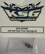 .020 Soft Rate Front Springs (2220SR)