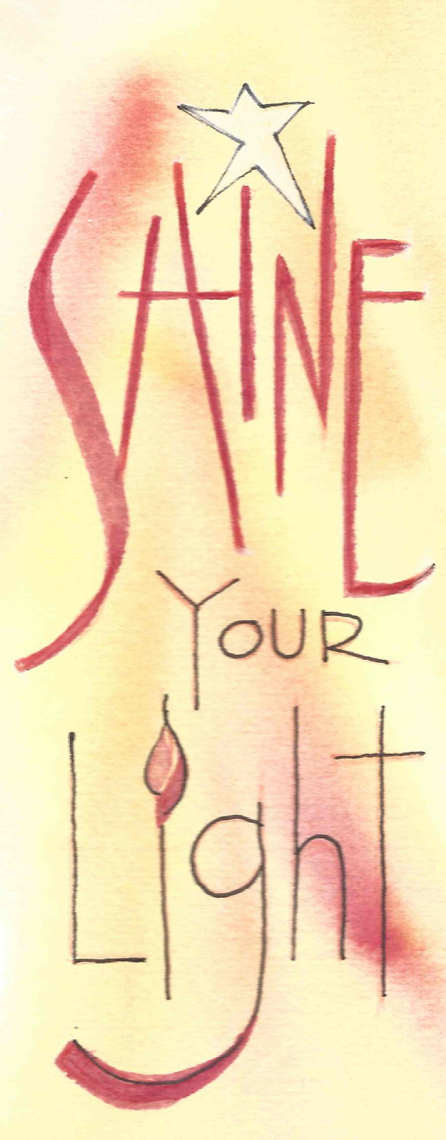 Retirement - Shine Your Light Bookmark