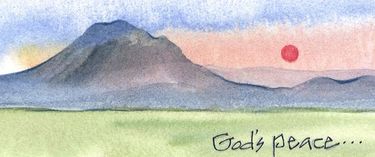 Peace Mountains Bookmark