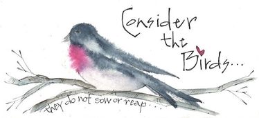 Consider the Birds Bookmark