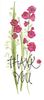 Holly Hocks Thank You Bookmark Holly Hocks Thank You Bookmark