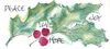 Christmas Holly Bookmark