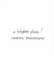 Brighter Place Greeting Card, with message