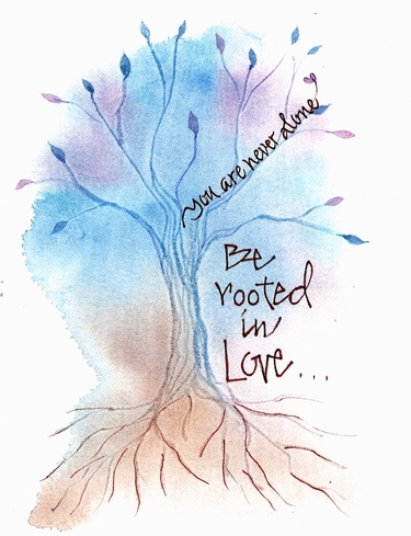 COMING SOON! Rooted in Love Greeting Card, blank inside