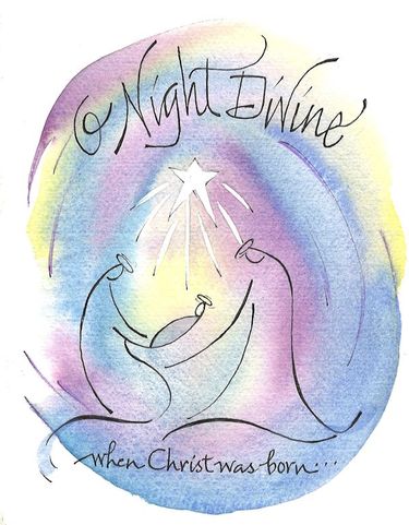 NEW! O Night Divine Christmas Card Set