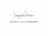 Celebrating with You Confetti Anniversary Card, message inside