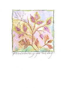 Coleus Plant Greeting Card, Blank Inside