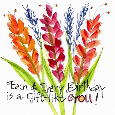 3x3 Magnet "Birthdays are Gifts"