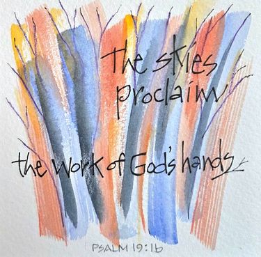 3x3 Magnet "Skies Proclaim"