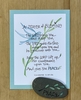 NEW! A Prayer of Blessing Prayer Card with hand painted Lake Superior stone