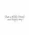 Wildly Blessed Birthday Greeting Card, with message 