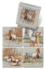 Natural Stone Coaster Set - Wild Mustang