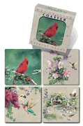 Natural Stone Coaster Set - Lakeside Breeze