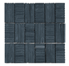 Black Slate 2x4 Alternate Pattern Mosaic Blend (new)