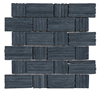 Black Slate Alternate Basketweave Mosaic Blend (new)