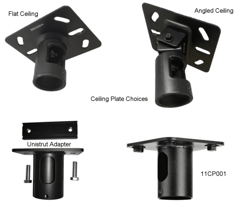 TV Ceiling Mount for 3270 with Tilt, Rotate, Adjustable Mast