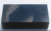 16x8x4 Black granite saw cut grave marker