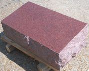 24 x 12 x 6/4 India Red Granite Bevel