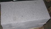 24X12X6 G633 Grey saw cut flat grave marker