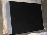 24x18x6 Jet black saw cut flat marker