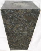 6x4x10 Tapered Vase in Butterfly Blue