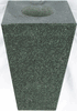 6x4x10 Tapered Vase in Evergreen