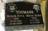 Affordable Black Granite Slant Gravestone 