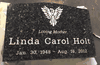 Affordable Blue Pearl Granite Headstone 