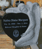 Affordable Carved Angel Headstone 