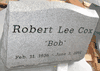 Affordable Granite Slant Gravestone 
