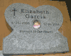 Affordable Heart Shaped Headstone 