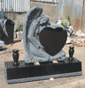 AN-012RV Carved Jet Black Angel 