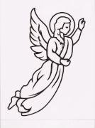 Angel Headstone design 134