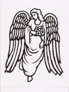 Angel Headstone Design 135