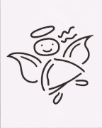 Angel Headstone design 137