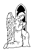 Angel headstone design 147